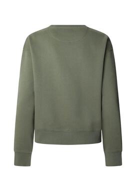 Sudadera Pepe Jeans Beberly verde para mujer