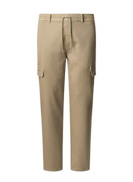 Pantalón Pepe Jeans Gymdigo Cargo beige para hombre