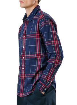 Camisa Pepe Jeans Courtney cuadros azul para hombre