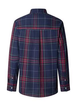 Camisa Pepe Jeans Courtney cuadros azul para hombre