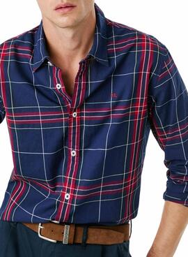 Camisa Pepe Jeans Courtney cuadros azul para hombre