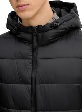 Cazadora Pepe Jeans acolchada con capucha negro para hombre