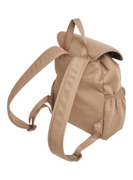 Mochila Pepe Jeans Gaetana beige para mujer