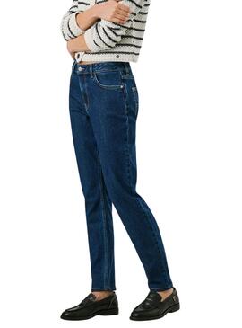 Pantalón vaquero Pepe Jeans Violet Tapered azul para mujer