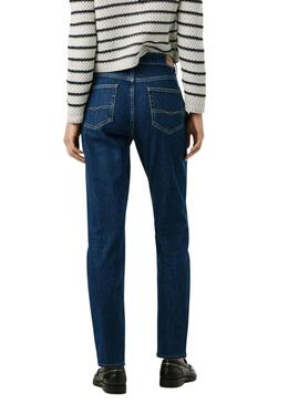 Pantalón vaquero Pepe Jeans Violet Tapered azul para mujer