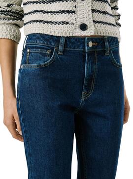 Pantalón vaquero Pepe Jeans Violet Tapered azul para mujer