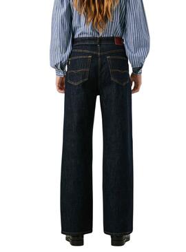 Pantalón Vaquero Pepe Jeans Lexa pierna recta lavado oscuro para mujer