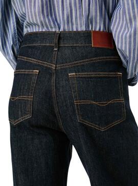 Pantalón Vaquero Pepe Jeans Lexa pierna recta lavado oscuro para mujer