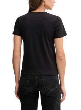 Camiseta Pepe Jeans Bernadette tachuelas negro para mujer
