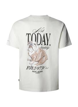 Camiseta Pepe Jeans Terry blanco para hombre