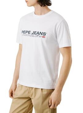 Camiseta Pepe Jeans Matthew blanco para hombre