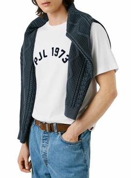 Camiseta Pepe Jeans Maverick blanco para hombre