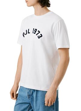 Camiseta Pepe Jeans Maverick blanco para hombre