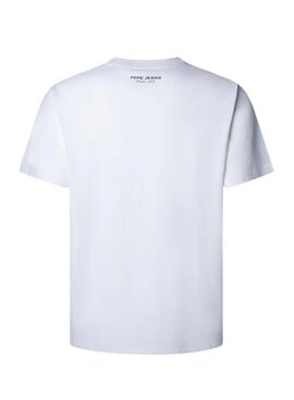 Camiseta Pepe Jeans Maverick blanco para hombre