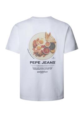 Camiseta Pepe Jeans Tony blanco para hombre