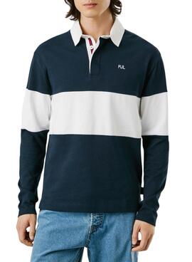 Polo Pepe Jeans Ralf Rugby bicolor para hombre