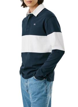 Polo Pepe Jeans Ralf Rugby bicolor para hombre