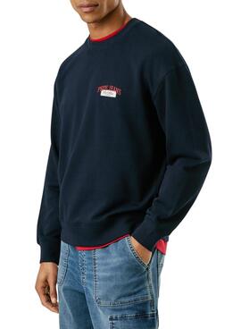Sudadera Pepe Jeans Mason cuello redondo marino para hombre