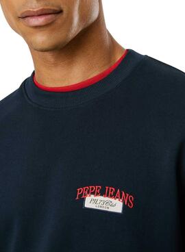 Sudadera Pepe Jeans Mason cuello redondo marino para hombre