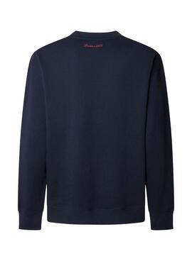 Sudadera Pepe Jeans Mason cuello redondo marino para hombre