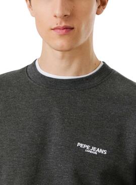 Sudadera Pepe Jeans Terry cuello redondo gris para hombre