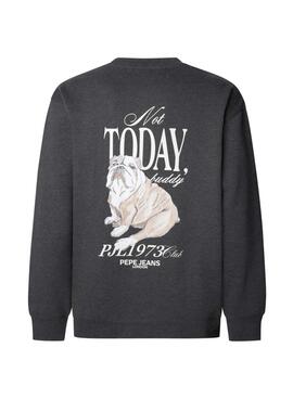 Sudadera Pepe Jeans Terry cuello redondo gris para hombre