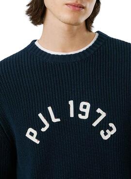 Jersey Pepe Jeans Powel marino para hombre