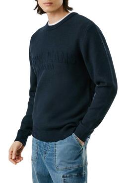 Jersey Pepe Jeans Phineas marino para hombre