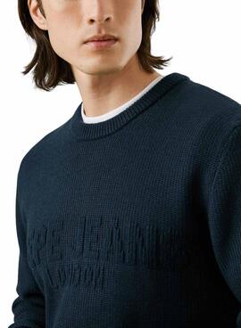 Jersey Pepe Jeans Phineas marino para hombre