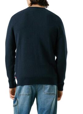 Jersey Pepe Jeans Phineas marino para hombre
