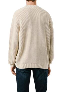 Jersey Pepe Jeans Parker beige para hombre
