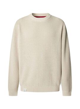 Jersey Pepe Jeans Parker beige para hombre
