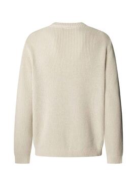 Jersey Pepe Jeans Parker beige para hombre