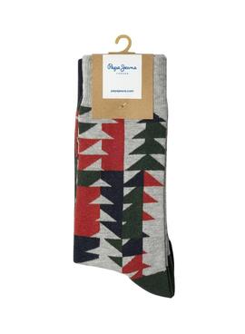 Pack 3 Pares de Calcetines Pepe Jeans Geo Tree para hombre