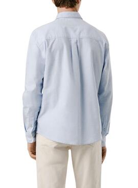 Camisa Pepe Jeans Cluny Oxford azul para hombre