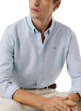 Camisa Pepe Jeans Cluny Oxford azul para hombre