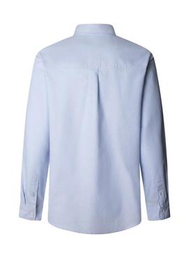 Camisa Pepe Jeans Cluny Oxford azul para hombre