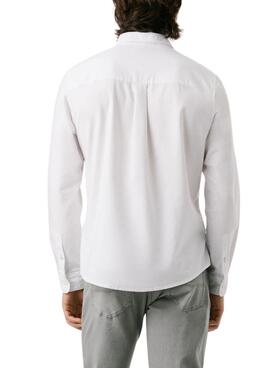 Camisa Pepe Jeans Cluny Oxford blanco para hombre