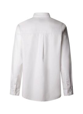 Camisa Pepe Jeans Cluny Oxford blanco para hombre