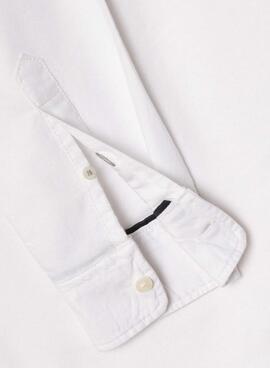 Camisa Pepe Jeans Cluny Oxford blanco para hombre