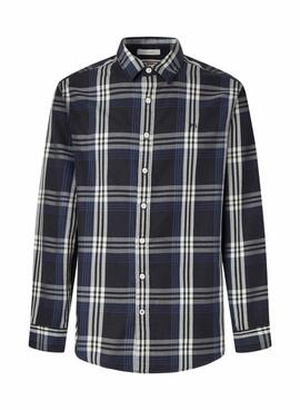 Camisa Pepe Jeans Codar cuadros azul para hombre