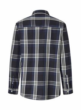 Camisa Pepe Jeans Codar cuadros azul para hombre
