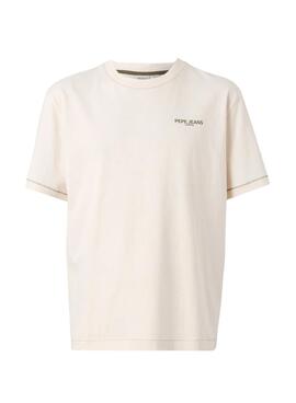Camiseta Pepe Jeans Tarsey beige para hombre