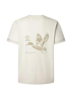 Camiseta Pepe Jeans Tarsey beige para hombre