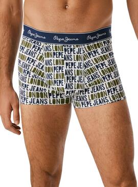 Pack de 3 calzoncillos Pepe Jeans Logo para hombre
