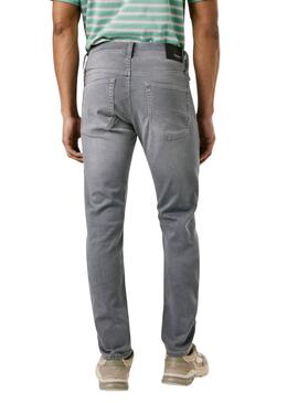 Pantalón vaquero Pepe Jeans Track slim gris para hombre