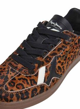 Zapatillas Pepe Jeans Ball Print leopardo para mujer