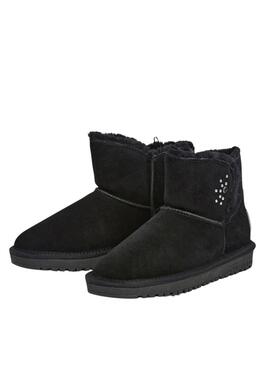 Botines Pepe Jeans Diss Urban de ante con tachuelas negro para mujer
