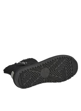 Botines Pepe Jeans Diss Urban de ante con tachuelas negro para mujer