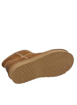 Botines Pepe Jeans Dissy Etnic con plataforma camel para mujer